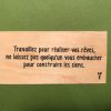 Travaillez pour réaliser vos rêves