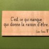 C'est ce qui manque