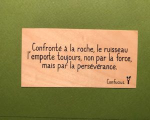 Confronté à la roche
