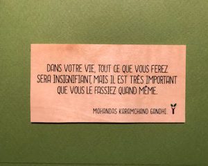 Dans votre vie