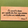 En suivant le chemin