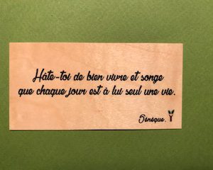Hâte toi de bien vivre