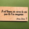 Il est temps de vivre