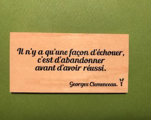 Il n'y a qu'une façon