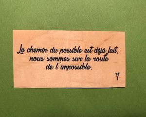 Le chemin du possible