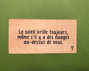 Le soleil brille toujours