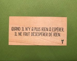 Quand il n'y a plus rien