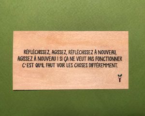 Réfléchissez agissez