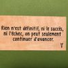 Rien n'est définitif