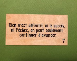 Rien n'est définitif