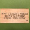 Se découvrir et progresser