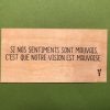 Si nos sentiments
