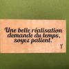 Une belle réalisation