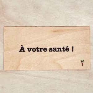 A votre santé