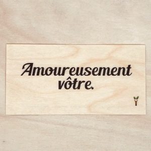 Amoureusement vôtre