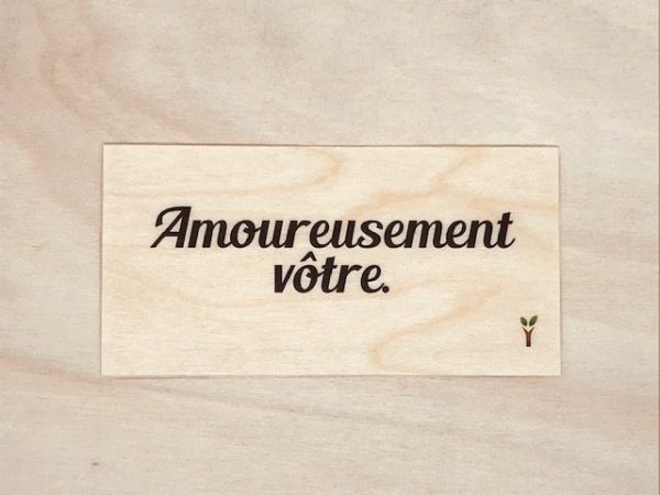 Amoureusement vôtre