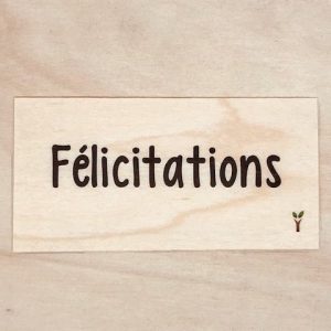 Félicitations