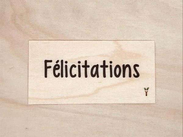 Félicitations