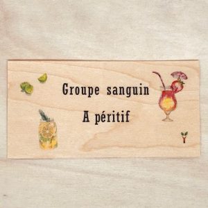 Groupe sanguin A péritif