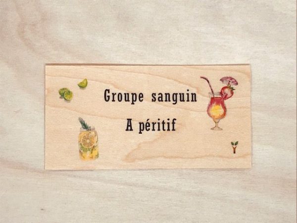 Groupe sanguin A péritif