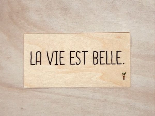 La vie est belle