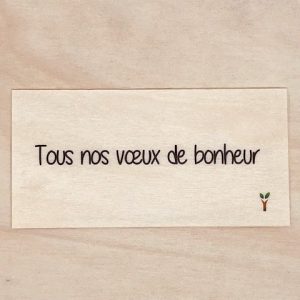 Tous nos voeux de bonheur