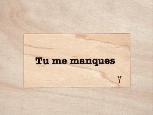 tu me manques carte