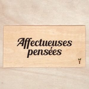 Affectueuses pensées