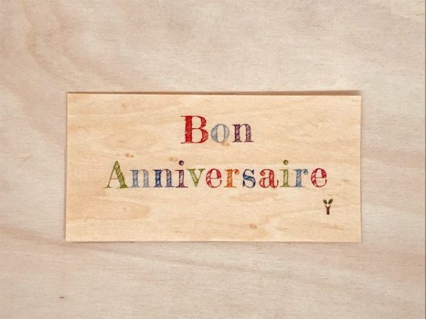 Bon anniversaire coloré