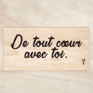 De tout coeur avec toi