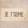 Je t'aime