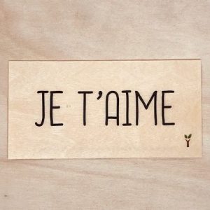 Je t'aime