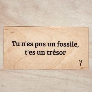 Tu n'es pas un fossile