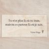 Tu n'es plus la ou tu étais
