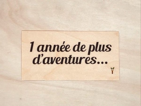 Une année de plus d'aventures