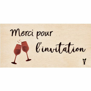 Merci pour l'invitation