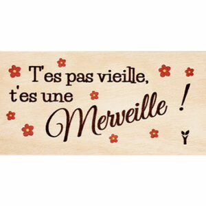 T'es pas vieille , t'es une merveille