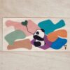 panda carte en bois