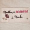 meilleure maman du monde carte en bois